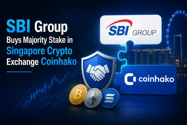 SBI Group Buys Majority Stake in Singapore Crypto Exchange Coinhako