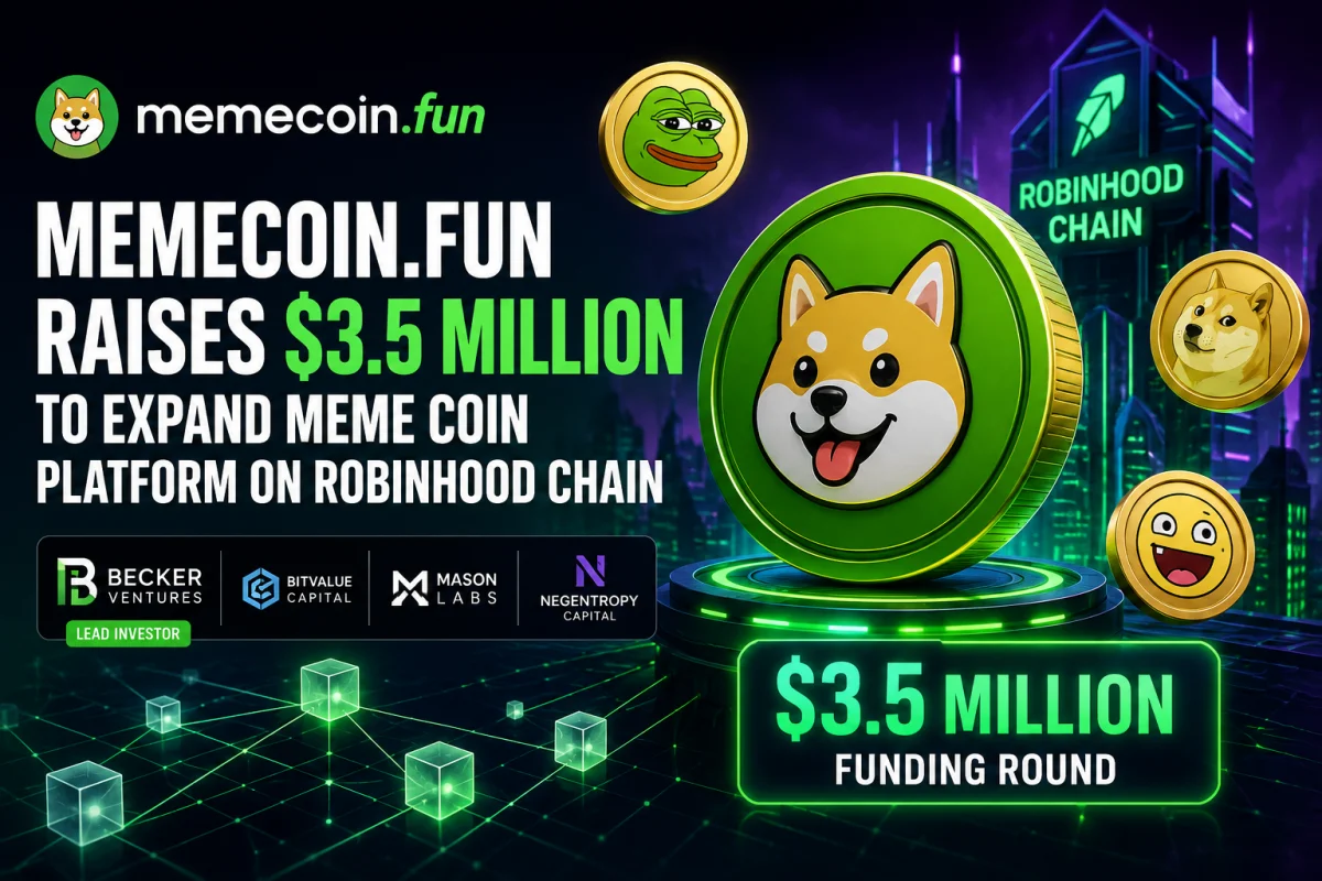 Memecoin.Fun Raises $3.5 Million to Expand Meme Coin Platform on Robinhood Chain